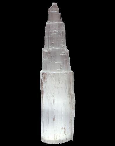 Extra Large "Selenite" (Satin Spar) Tower Lamp - 15" Tall (Reduced Price) - Photo 1